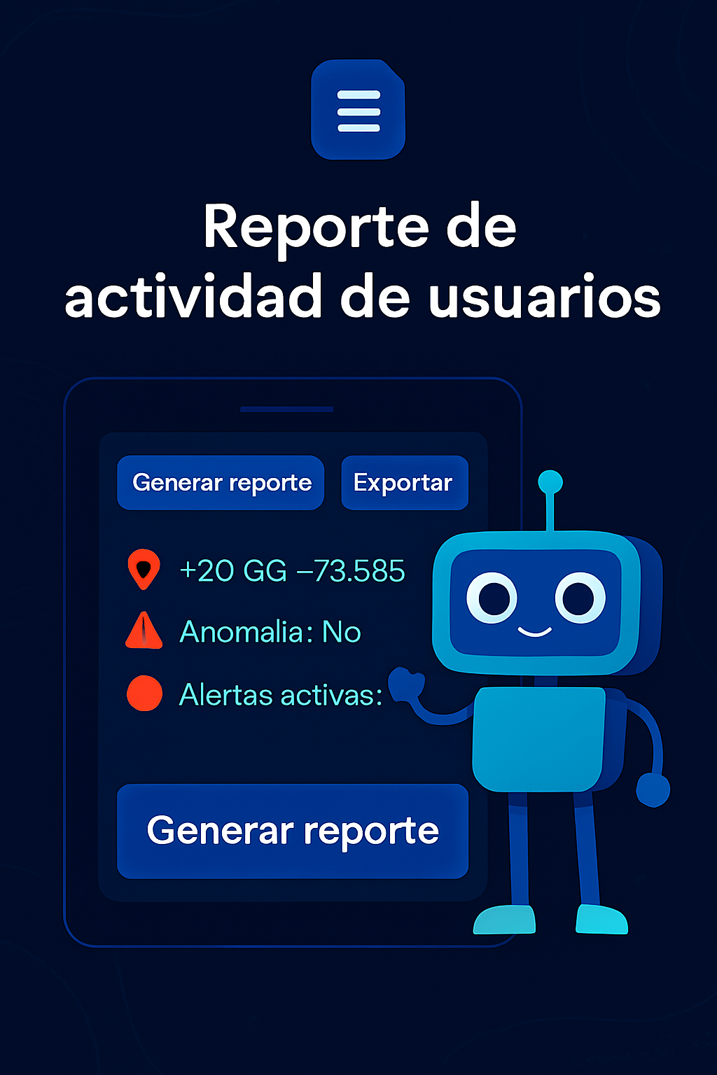 Reporte de actividad de usuarios